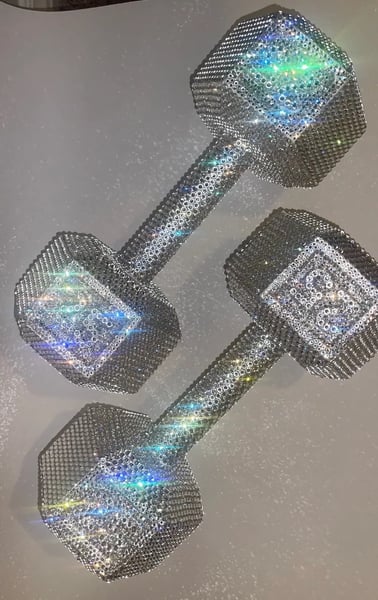 Rhinestone Dumbbells